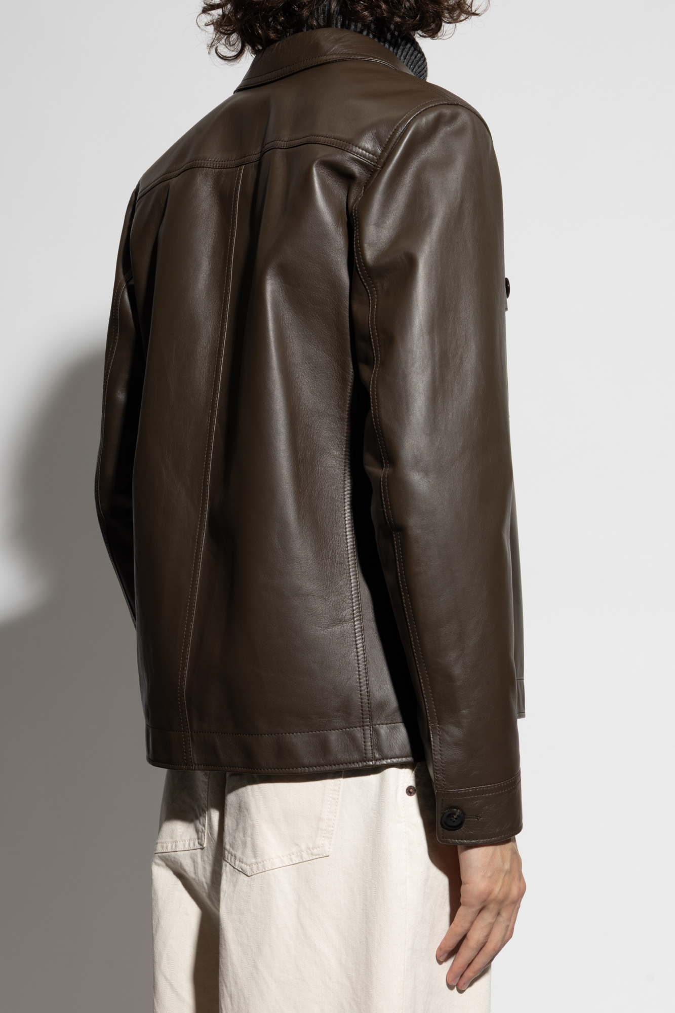 レザージャケット・コート TOM FORD FW25 Tom Ford Jackets Brown (CSF683 FUL024KB396) Tom Ford - Leather jacket TOM FORD
